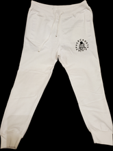 Load image into Gallery viewer, All White Joggers with Spvcecadets logo
