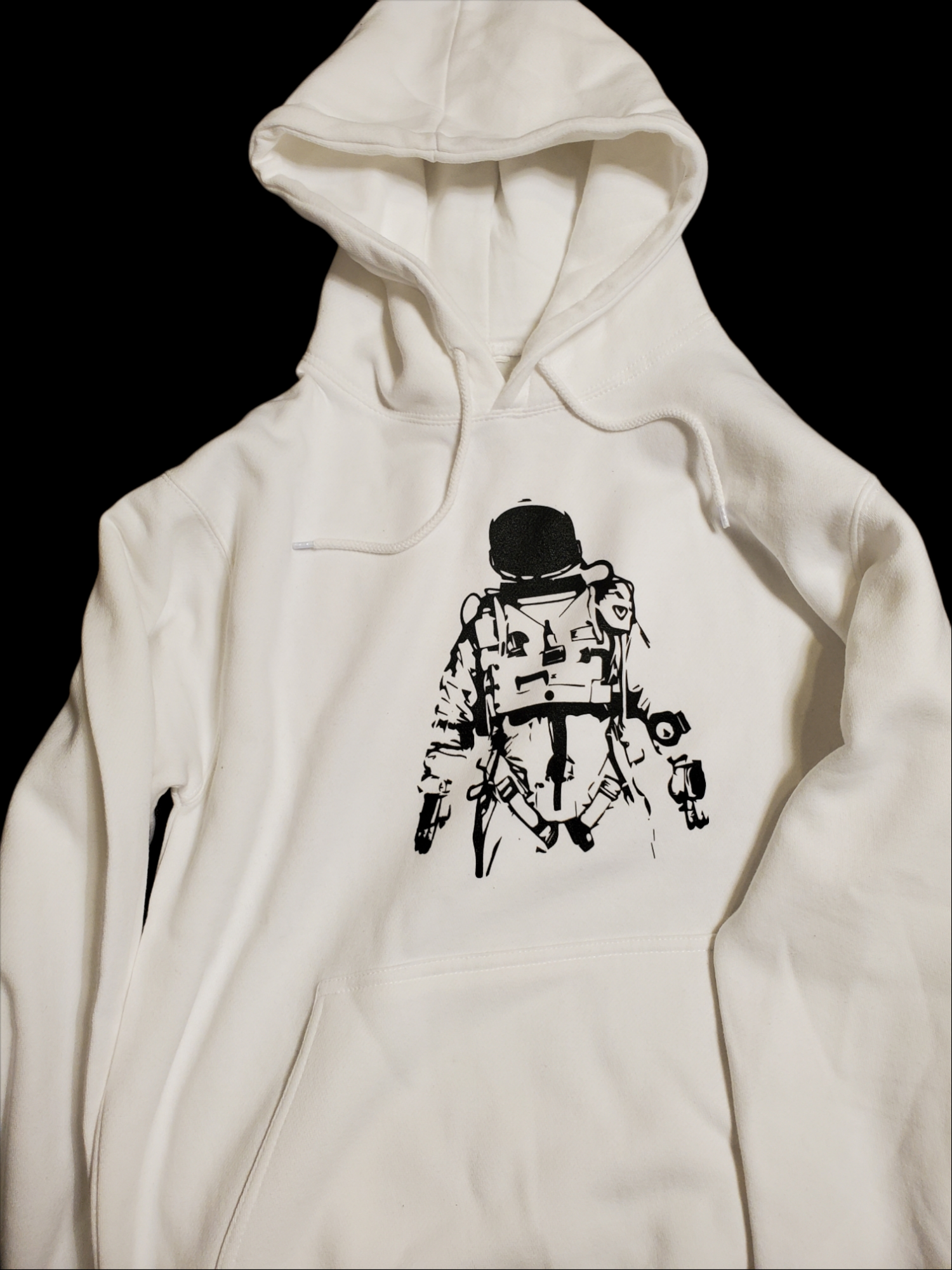 The Astronaut SET-UP HOODIE (WT_S) ホワイト New All White Astronaut Hoodie – Spvcecadets