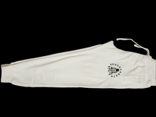 Load image into Gallery viewer, All White Joggers with Spvcecadets logo
